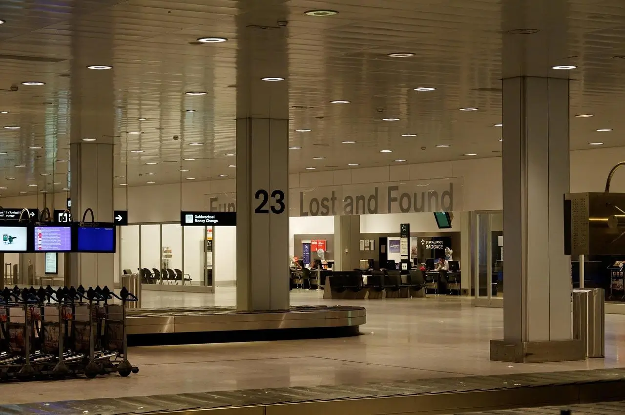 Fundbüro am Flughafen