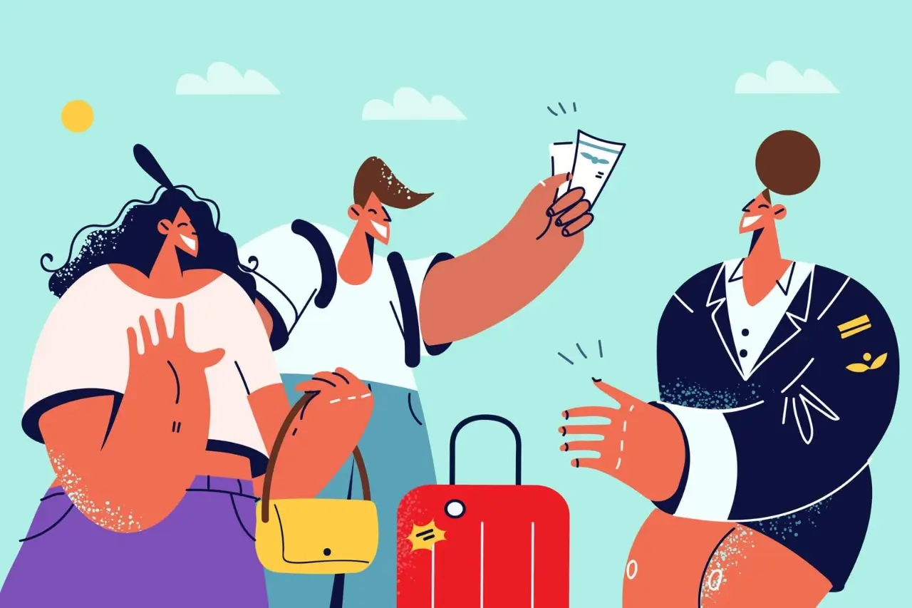les voyageurs dans un a&eacute;roport