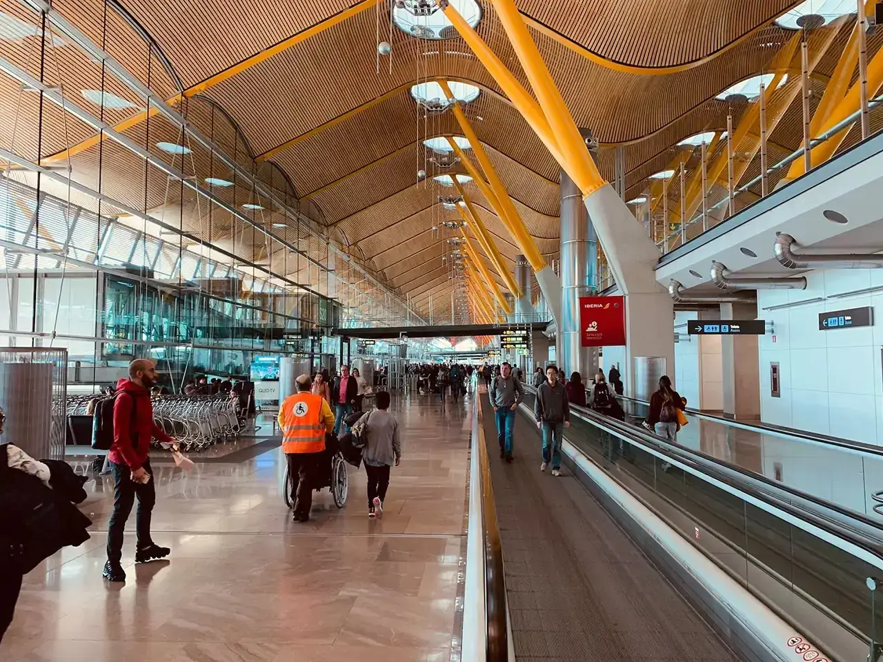 iberia-Terminal am Flughafen