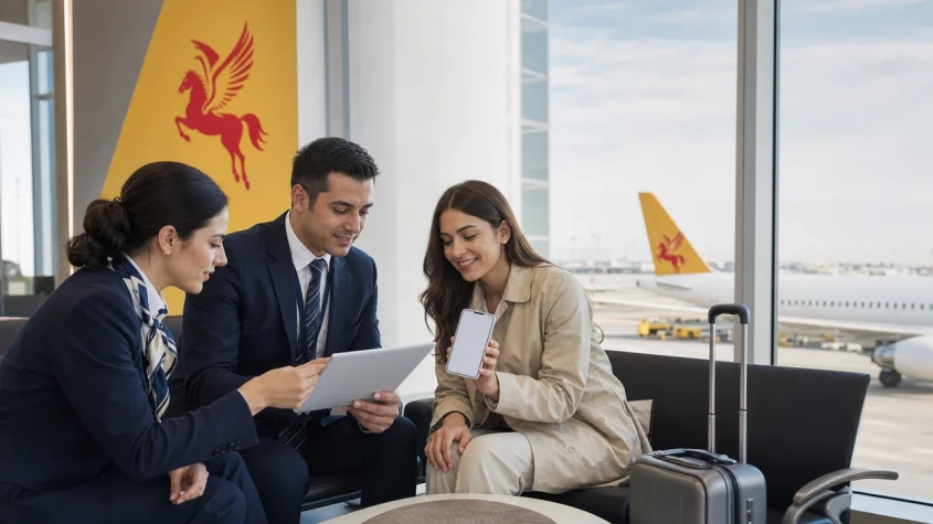 pegasus flygers&auml;ttning vid f&ouml;rsenat och inst&auml;llt flyg