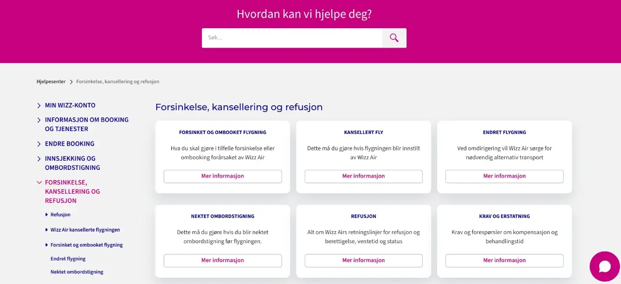 Klager p&aring; forsinkelser hos Wizz