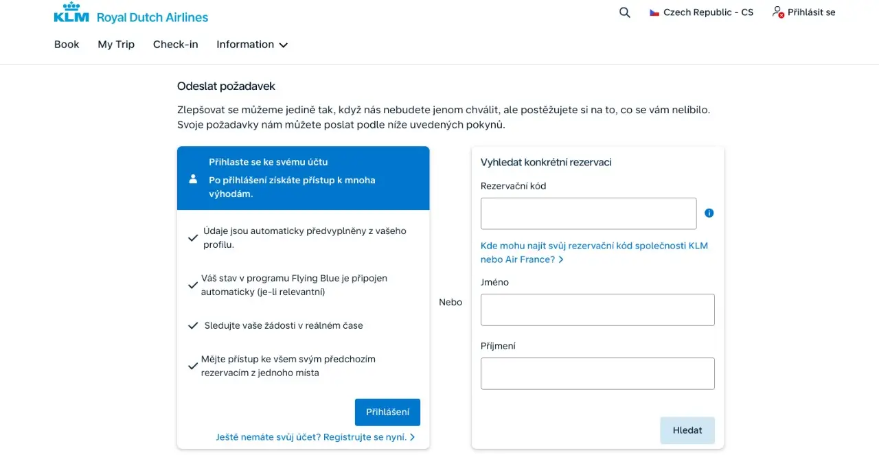 klm n&aacute;roky