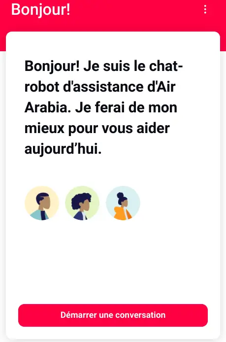 live chat Air Arabia