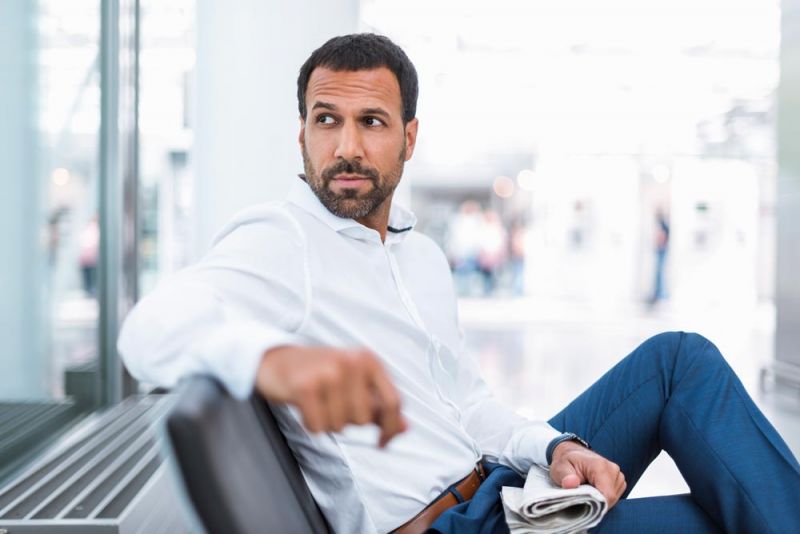 Passengers waits due to Manchester flight delays