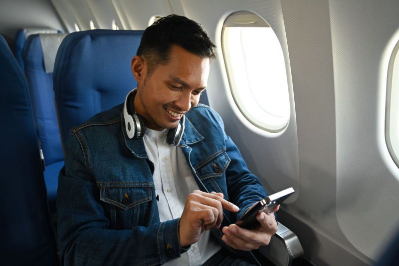 Using Cellphone on an Airplane