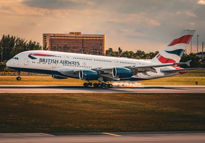 British Airways-fly p&aring; rullebanen