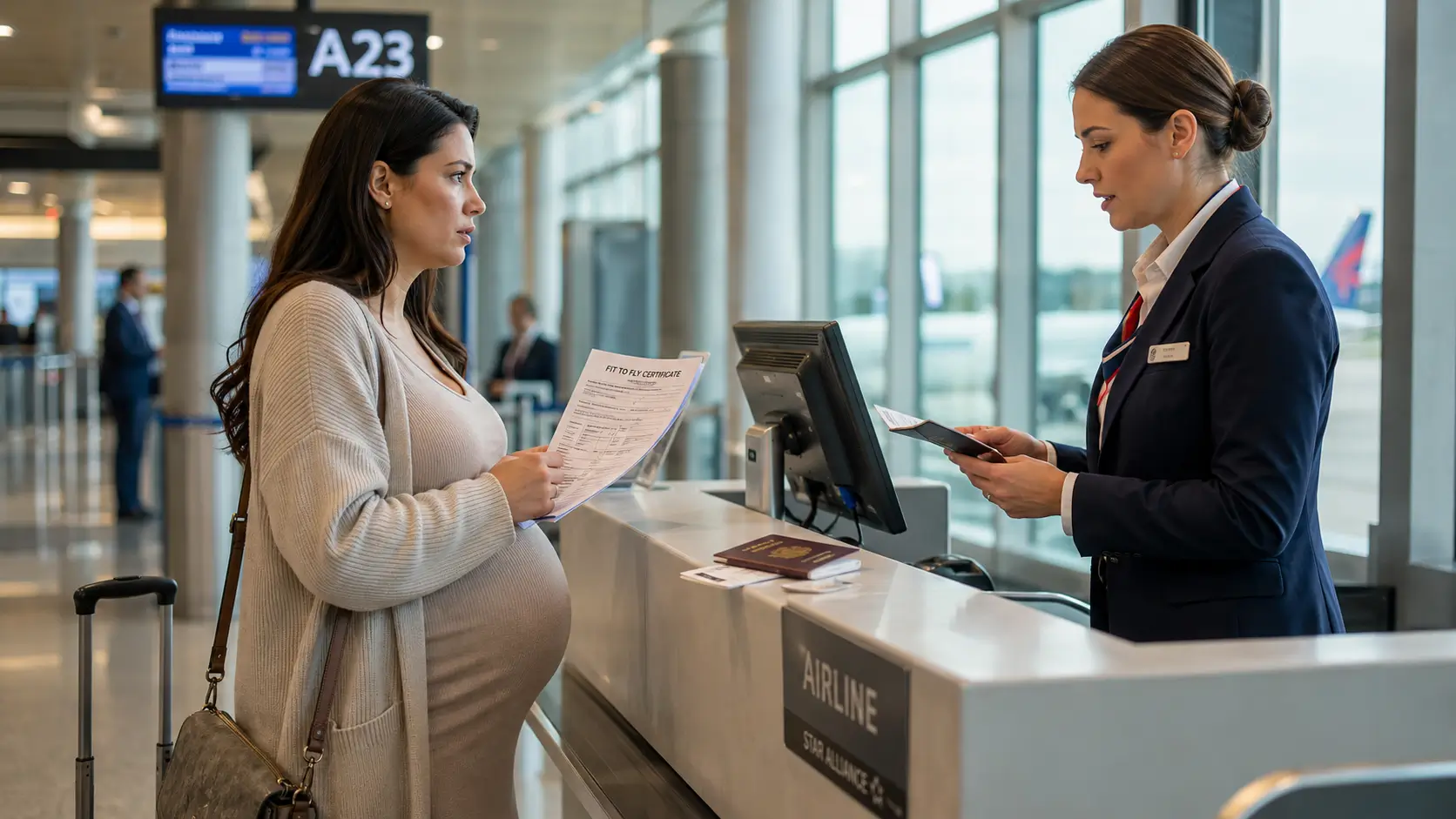 Trudnici odbijen ulazak u avion