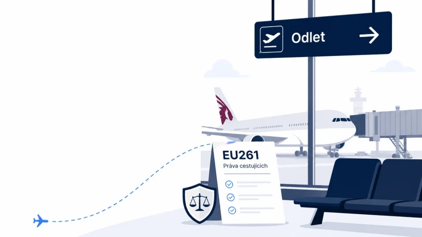 Odletov&aacute; br&aacute;na - EU 261 pro Qatar Airways