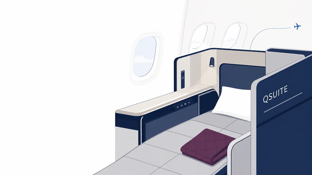 Qatar Airways &ndash; QSuite v business tř&iacute;dě