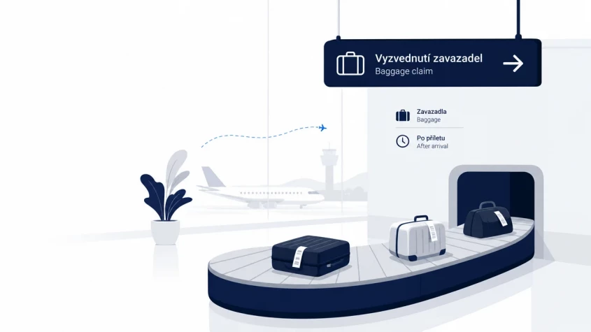 vyzvednut&iacute; zavazadel na leti&scaron;ti Smartwings
