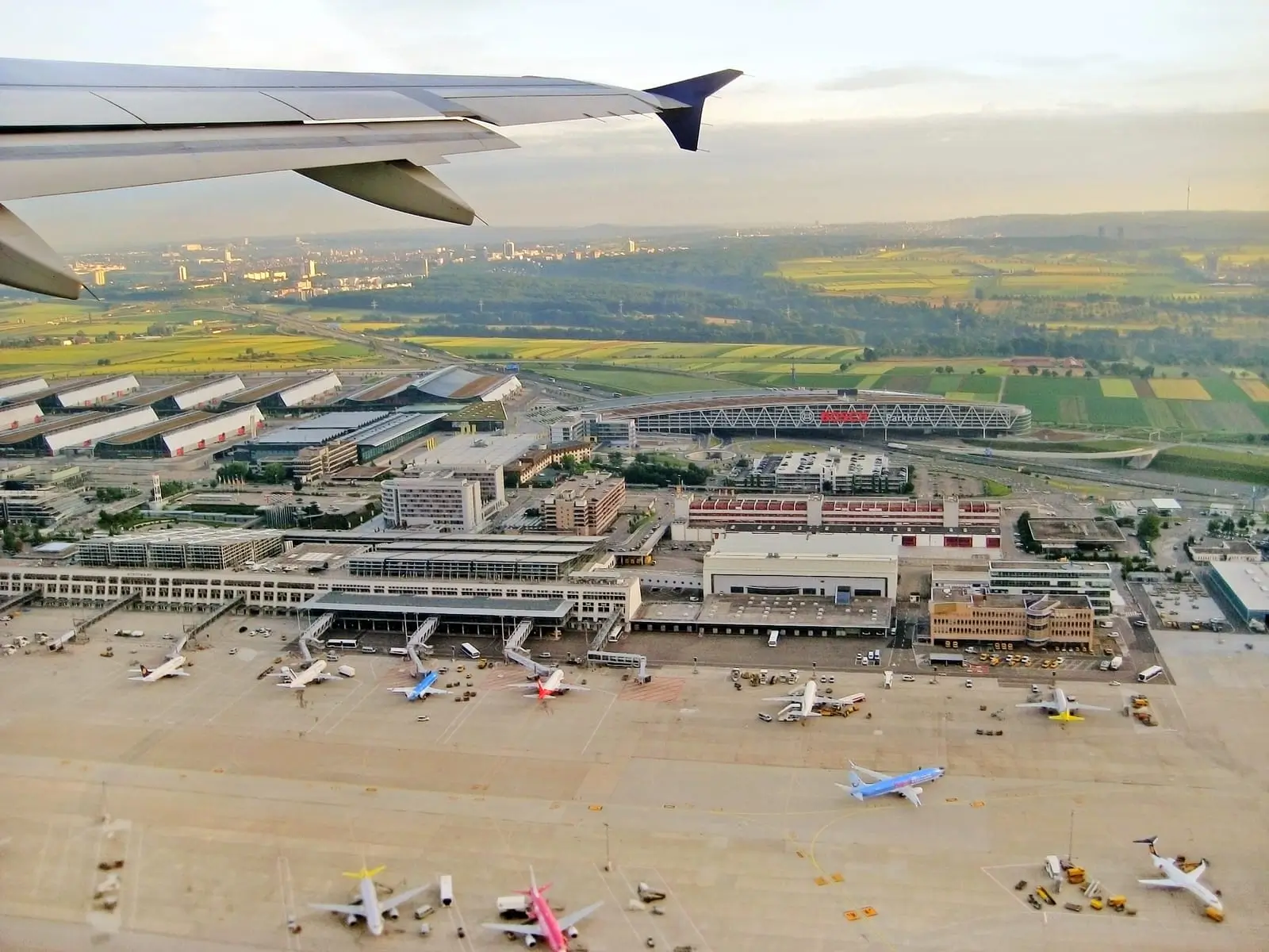 stuttgart airport view