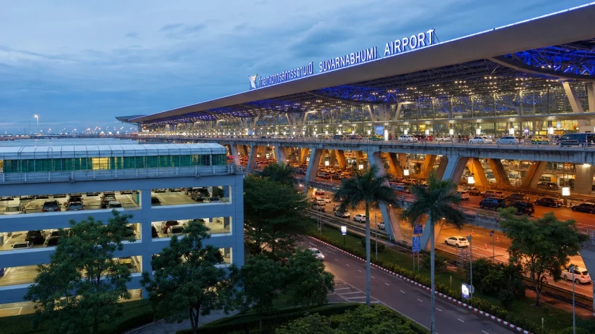 Suvarnabhumi Airport i Bangkok, Thailand