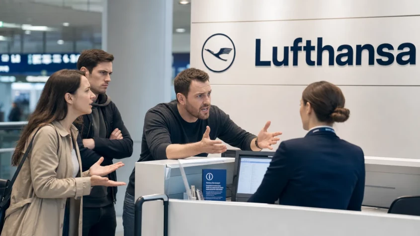 Lufthansa resen&auml;rer l&auml;mnar klagom&aring;l