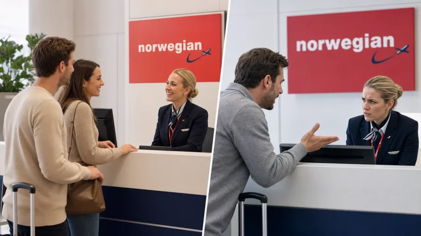N&ouml;jda och missn&ouml;jda resen&auml;rer med Norwegian