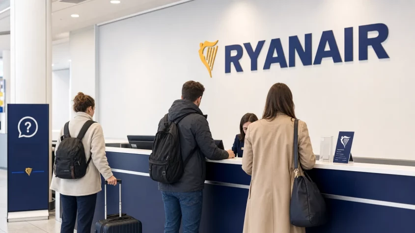 Ryanair resen&auml;rer som klagar p&aring; flyget