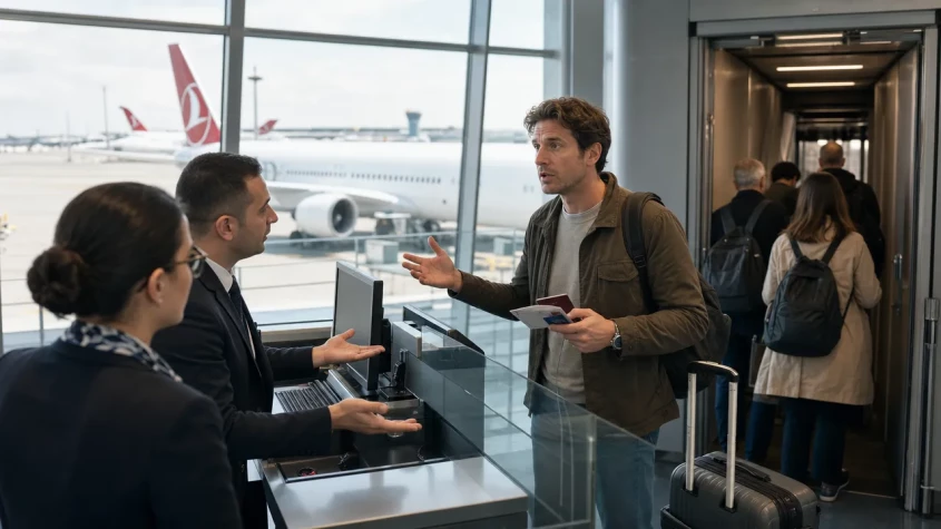 Nekad ombordstigning Turkish Airlines