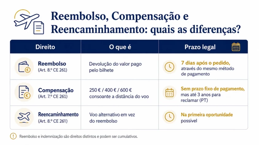 Reembolso vs Indemniza&ccedil;&atilde;o Ryanair