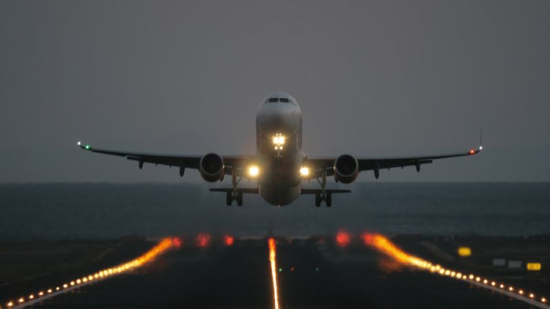 Passengers take off on the world’s longest flight