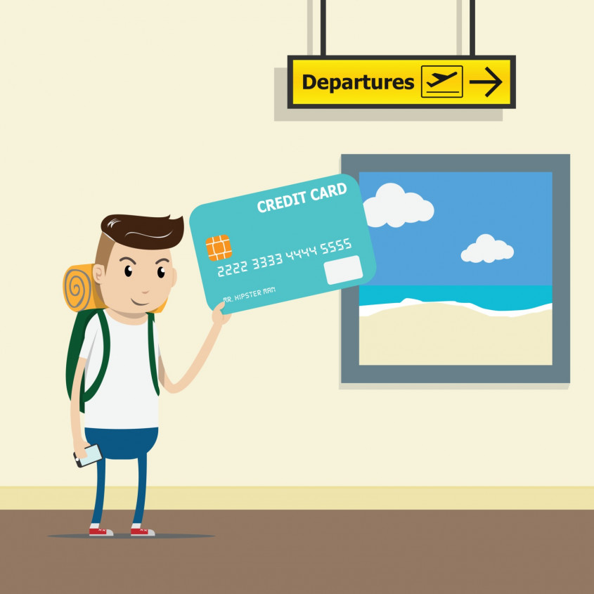 tourist-with-backpack-at-the-airport-terminal-with-credit-card-in-hand-comfortable-payment-by-credit-card