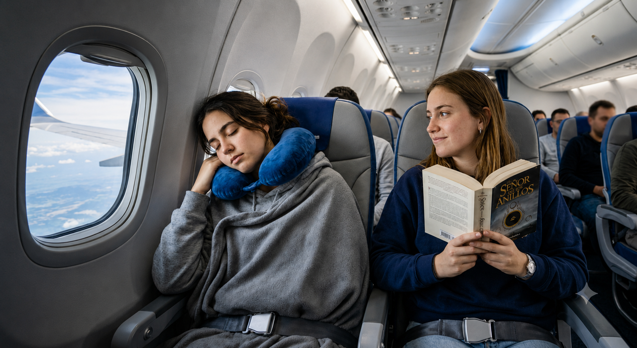 viajera-en-avion-durmiendo-con-almohada-cervical