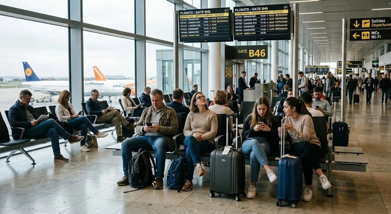 viajeros-esperando-vuelo-cancelado-oporto
