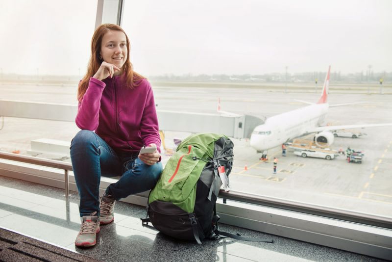 Woman waiting after a LOT compensation claim