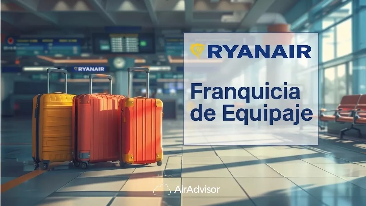 Equipaje Ryanair 2026: medidas, peso, equipaje de mano y facturado