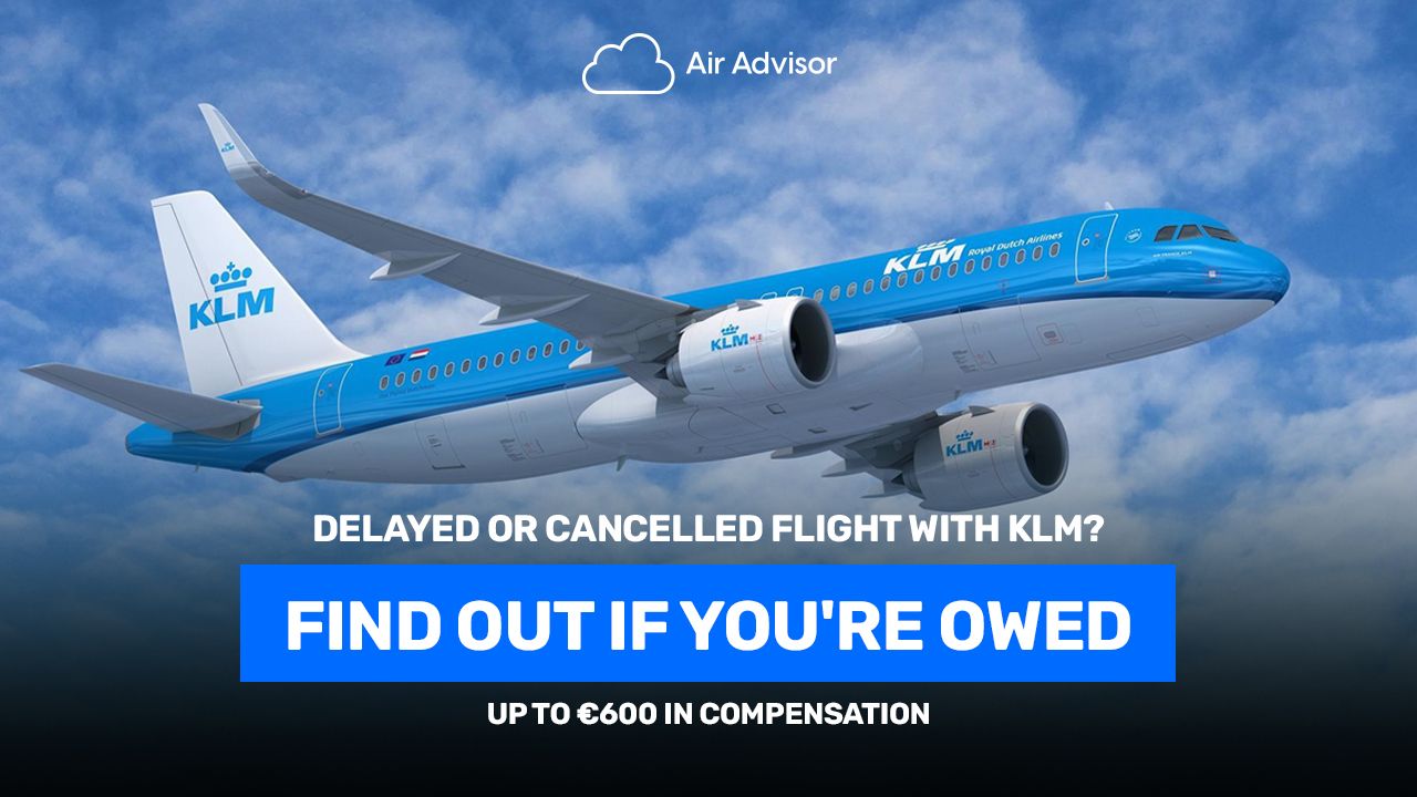 Indemnização e Reembolso por Voos Atrasados ou Cancelados da KLM