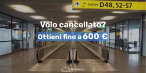 Rimborso per voli cancellati