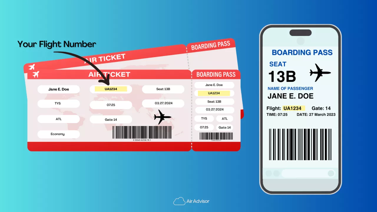 How to Find Your Flight Number