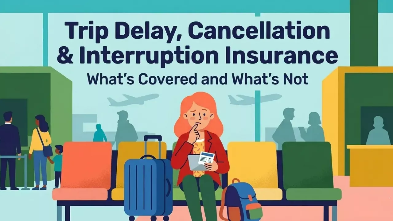Trip Delay, Cancellation & Interruption Insurance 