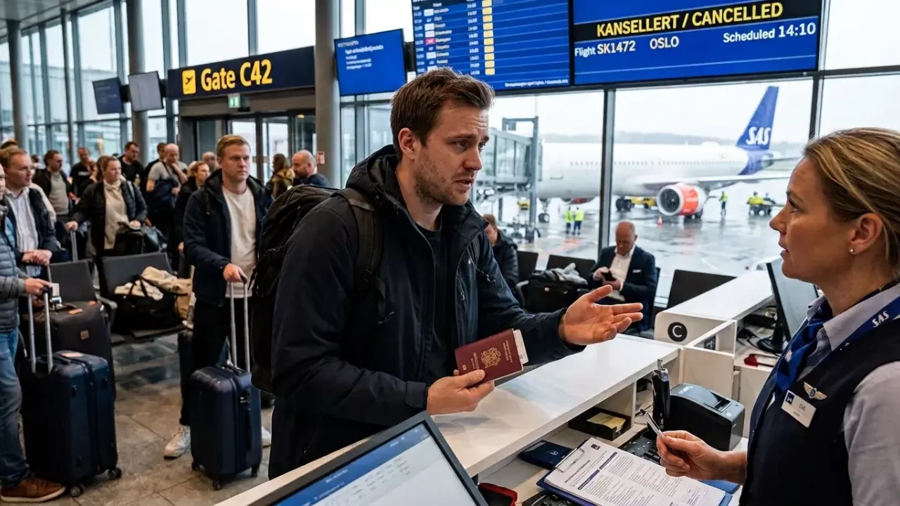 Tapt arbeidsfortjeneste etter kansellert fly