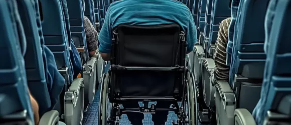 Niepełnosprawność a podróż samolotem. Prawa, pomoc, porady