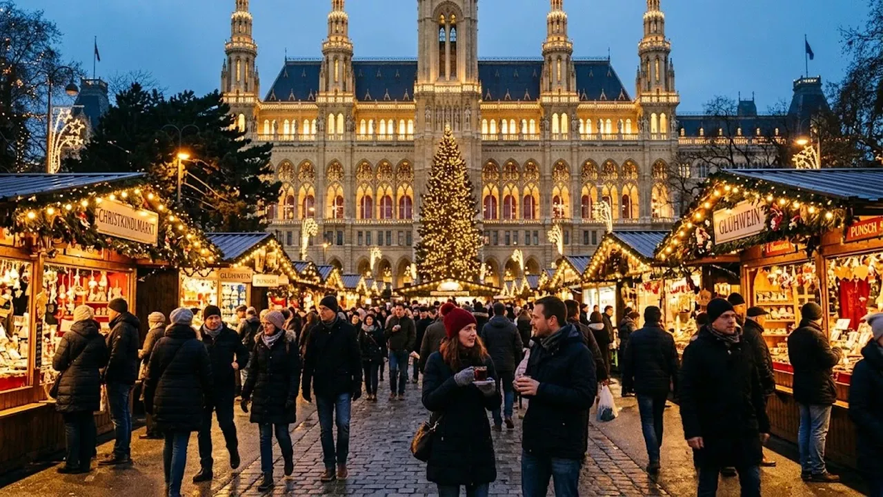 De leukste kerstmarkten in Europa in 2026 waar je naartoe kunt met het vliegtuig