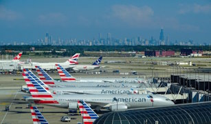 American Airlines’ planes at Chicago O’Hare Airport