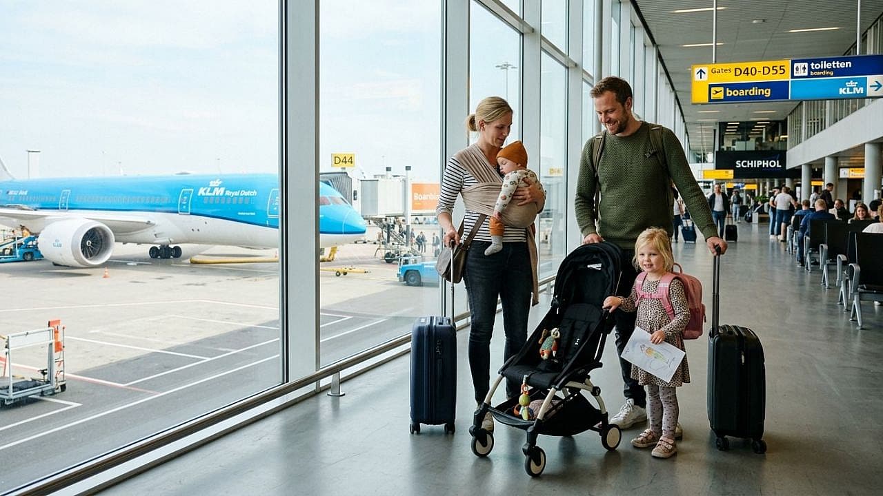 Vliegen met kinderen: de overlevingsgids