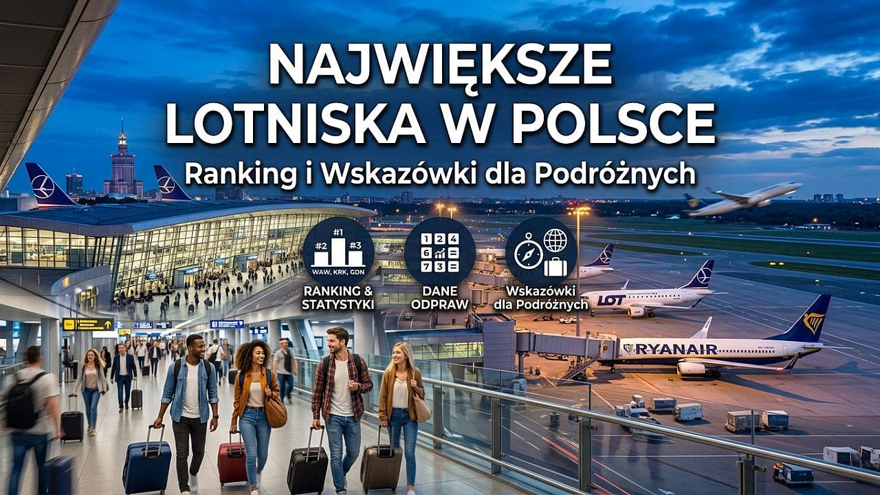 Największe lotniska w Polsce - ranking i wskazówki dla podróżnych