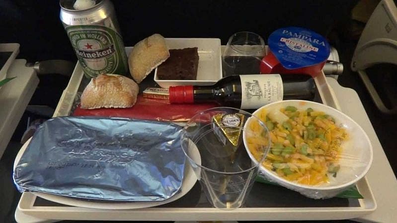 Air France &ndash; jedzenie na pokładzie