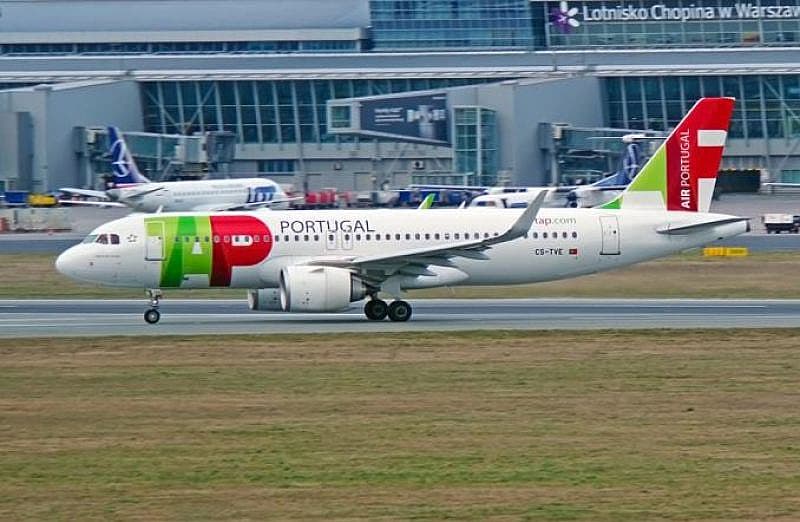 Odwołany lot Tap Portugal
