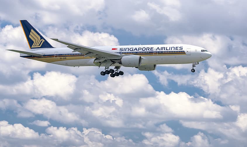 Versp&auml;teter Flug mit Singapore Airlines