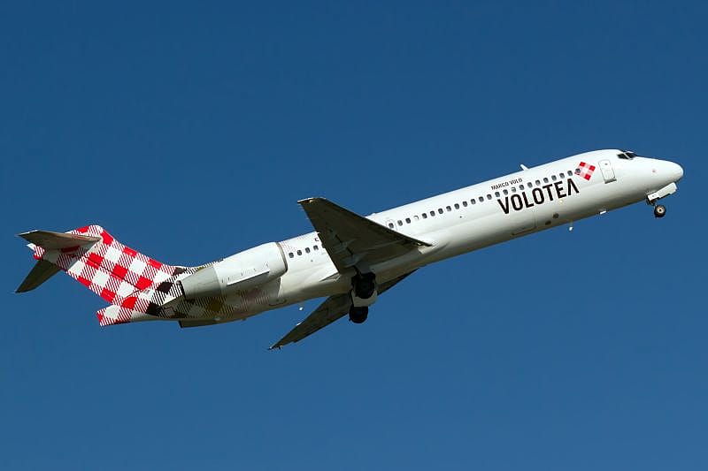 Aereo Volotea in volo