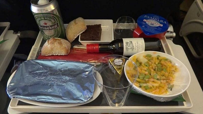 Air France &ndash; jedzenie na pokładzie