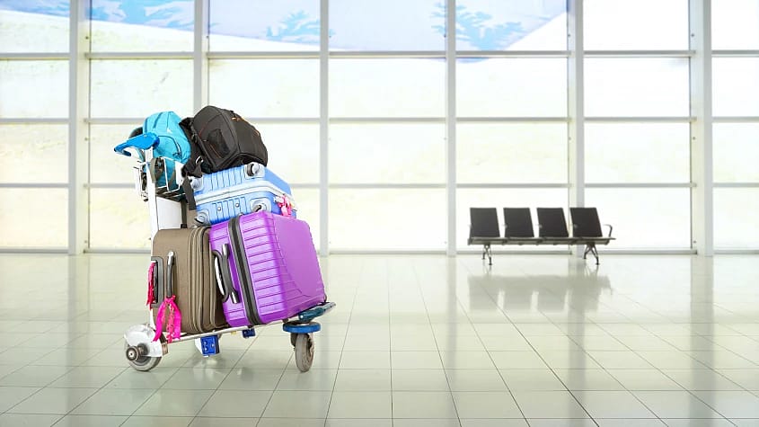 Baggage at the airport