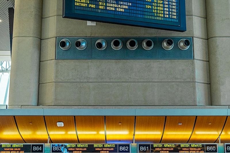 Flughafen Check-In