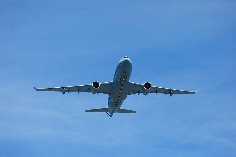 Flugzeug in der Luft