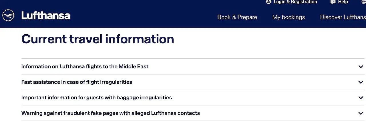 Lufthansa Strike Travel Info
