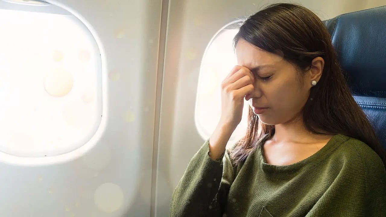 On board during flight diversion
