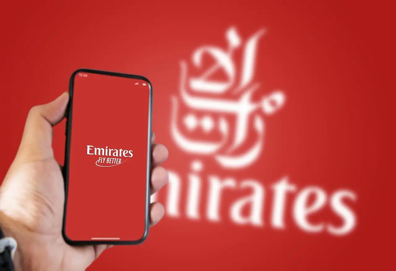 Using the Emirates mobile app to check in
