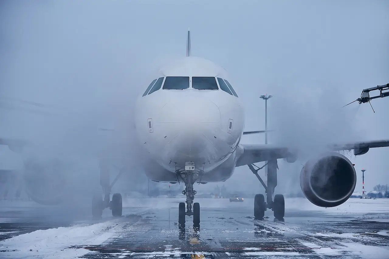 Airplane deicing