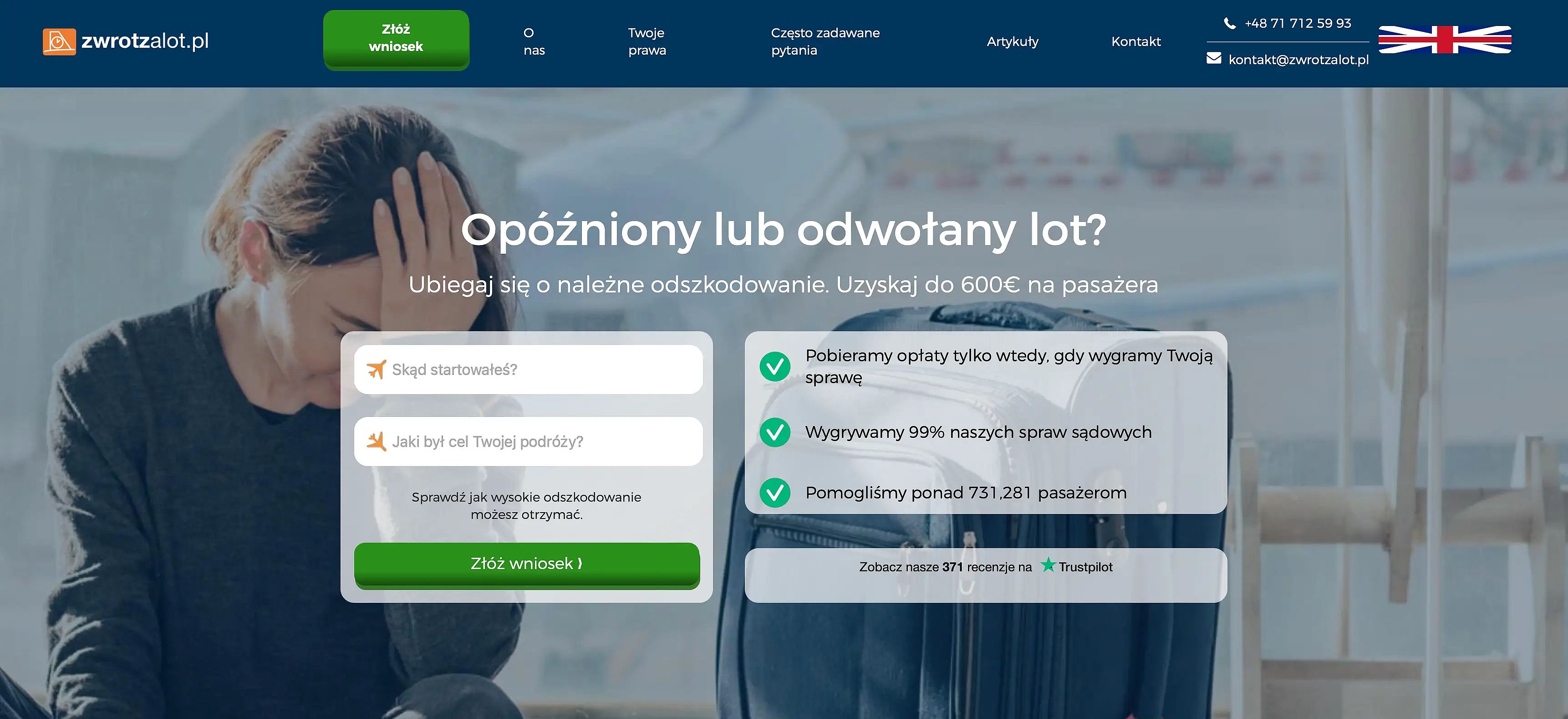 Zwrotzalot - duże doświadczenie, mało opinii i niższe oceny